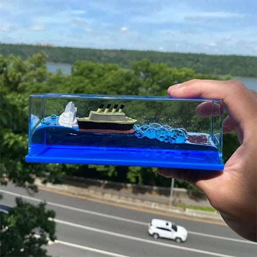 Car Decoration Floating Boat
